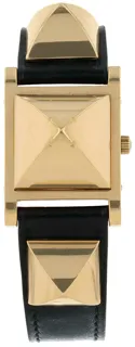 Hermès Médor Gold-plated White