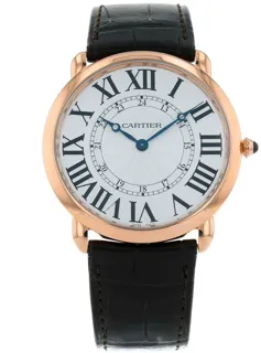 Cartier Ronde Louis Cartier W6801004 18k rose gold Silver