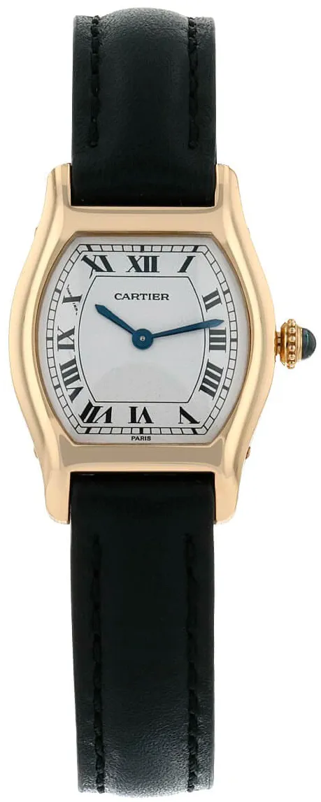 Cartier Tortue 9606 30mm Yellow gold Silver