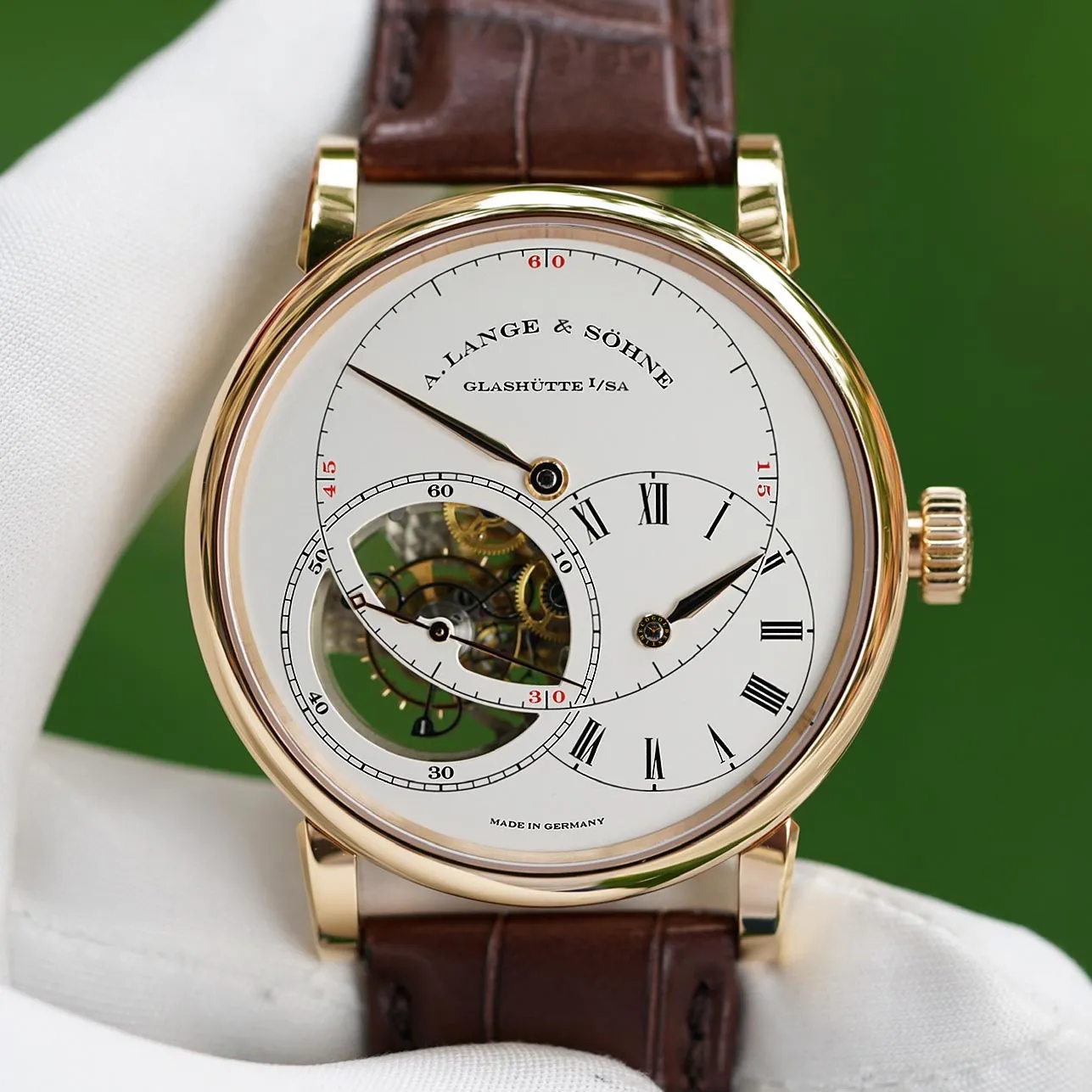 A. Lange & Söhne Richard Lange 760.032F 42mm Rose gold Silver 4