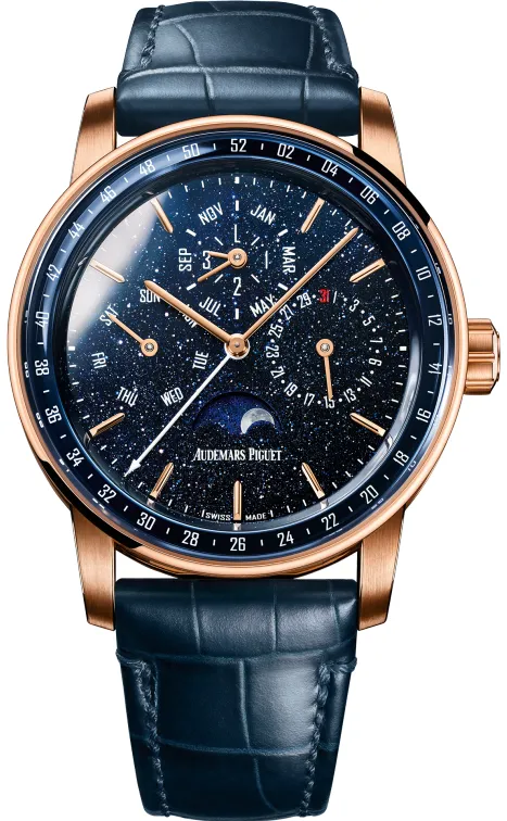 Audemars Piguet Perpetual Calendar 26394OR.OO.D321CR.01 41mm Rose gold Blue