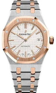 Audemars Piguet Royal Oak Selfwinding 15450SR.OO.1256SR.01 Yellow gold and Stainless steel Silver