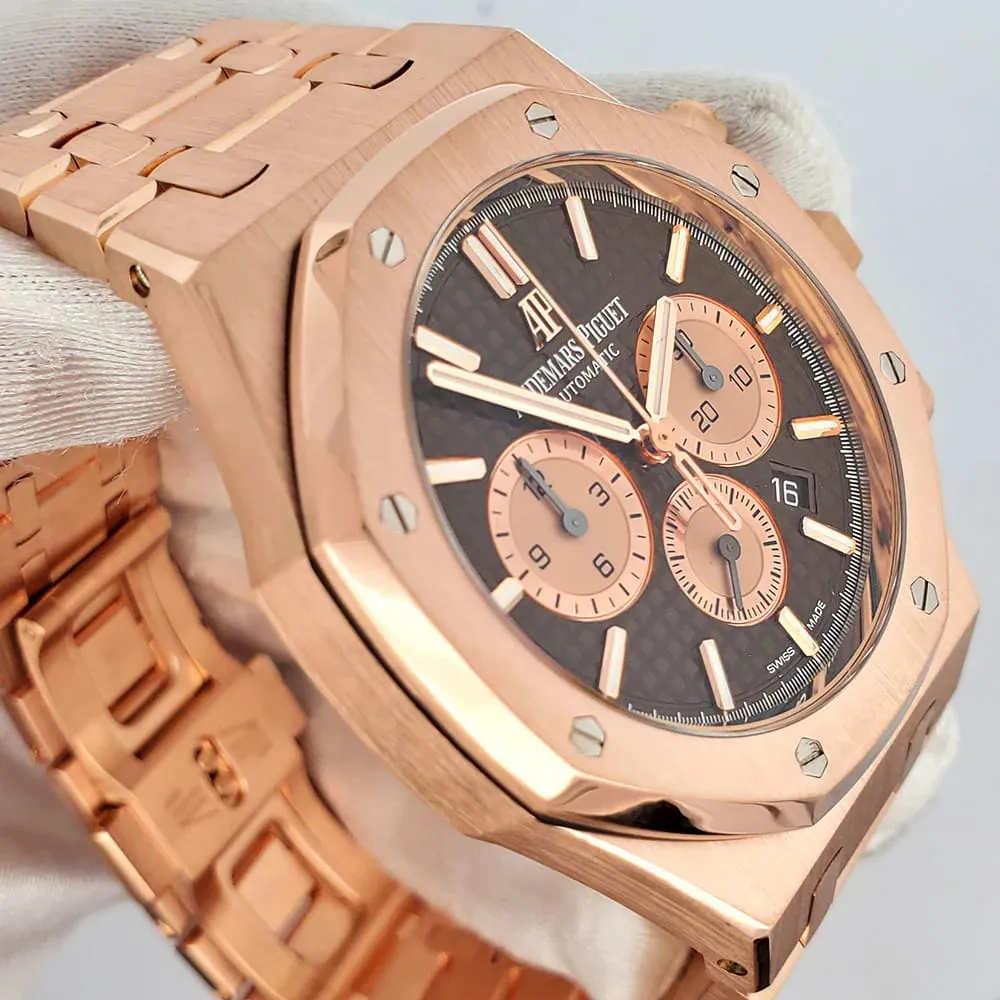 Audemars Piguet Royal Oak 26331OR.OO.D821CR.01 41mm Rose gold Brown 2