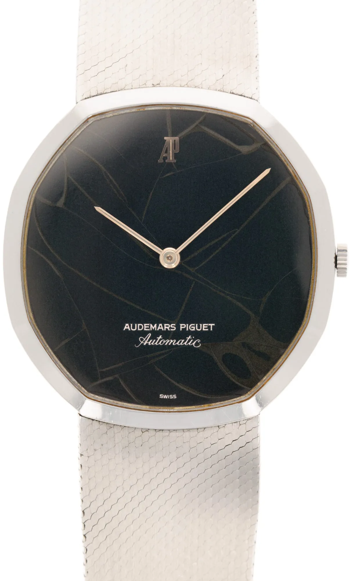 Audemars Piguet Vintage 4010 33mm Stainless steel Black and Silver