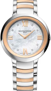 Baume & Mercier Promesse M0A10252 Yellow gold and Stainless steel White