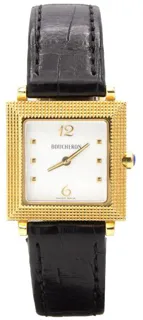 Boucheron La Carru00e9e 18k La Carru00e9e 18k Yellow gold White