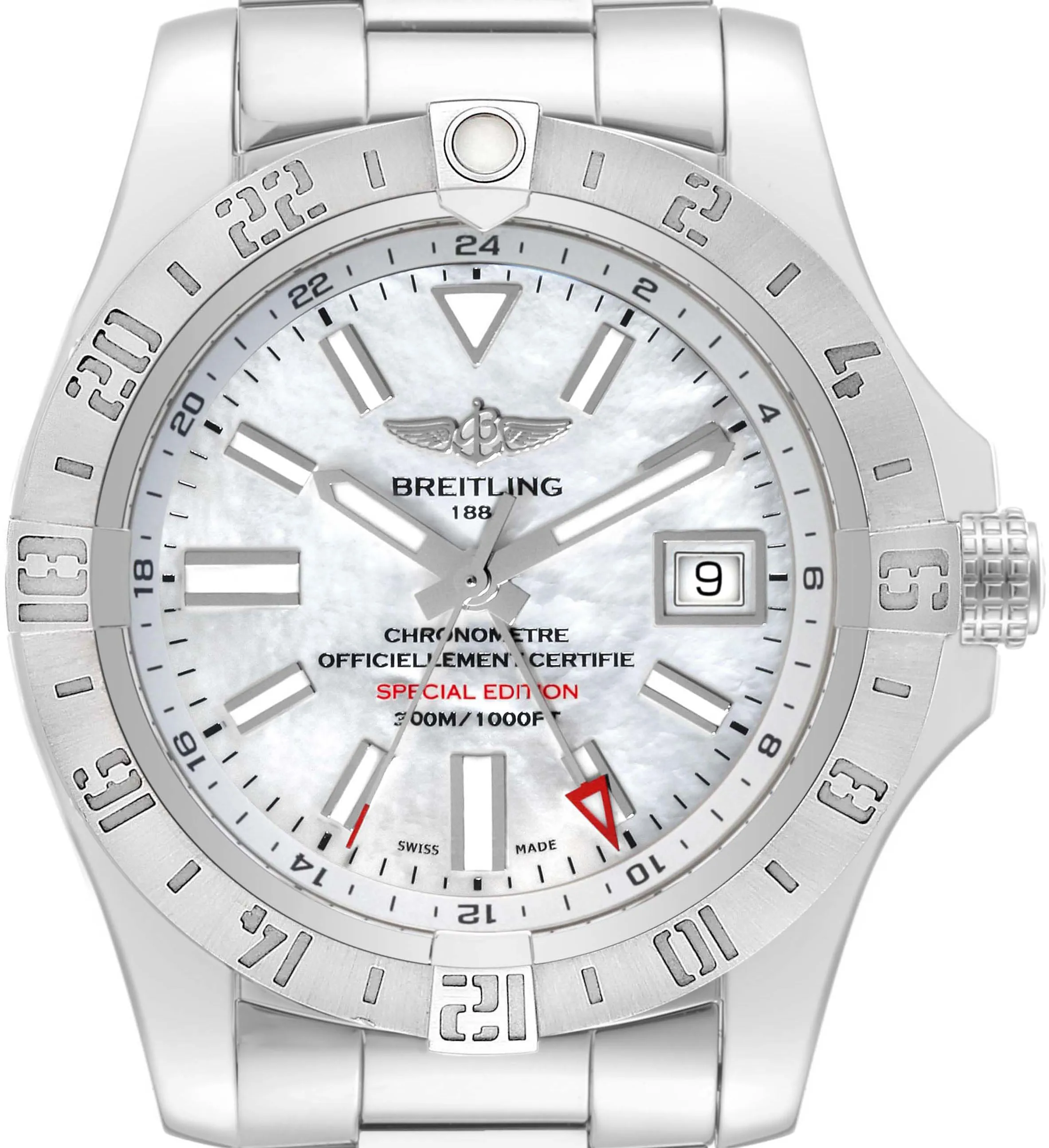 Breitling Avenger A32390 43mm Stainless steel Mother-of-pearl