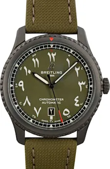 Breitling Aviator 8 A133161A1L1X1 43mm Stainless steel Green