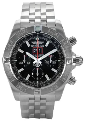 Breitling Chronomat A44360 48mm Stainless steel Black