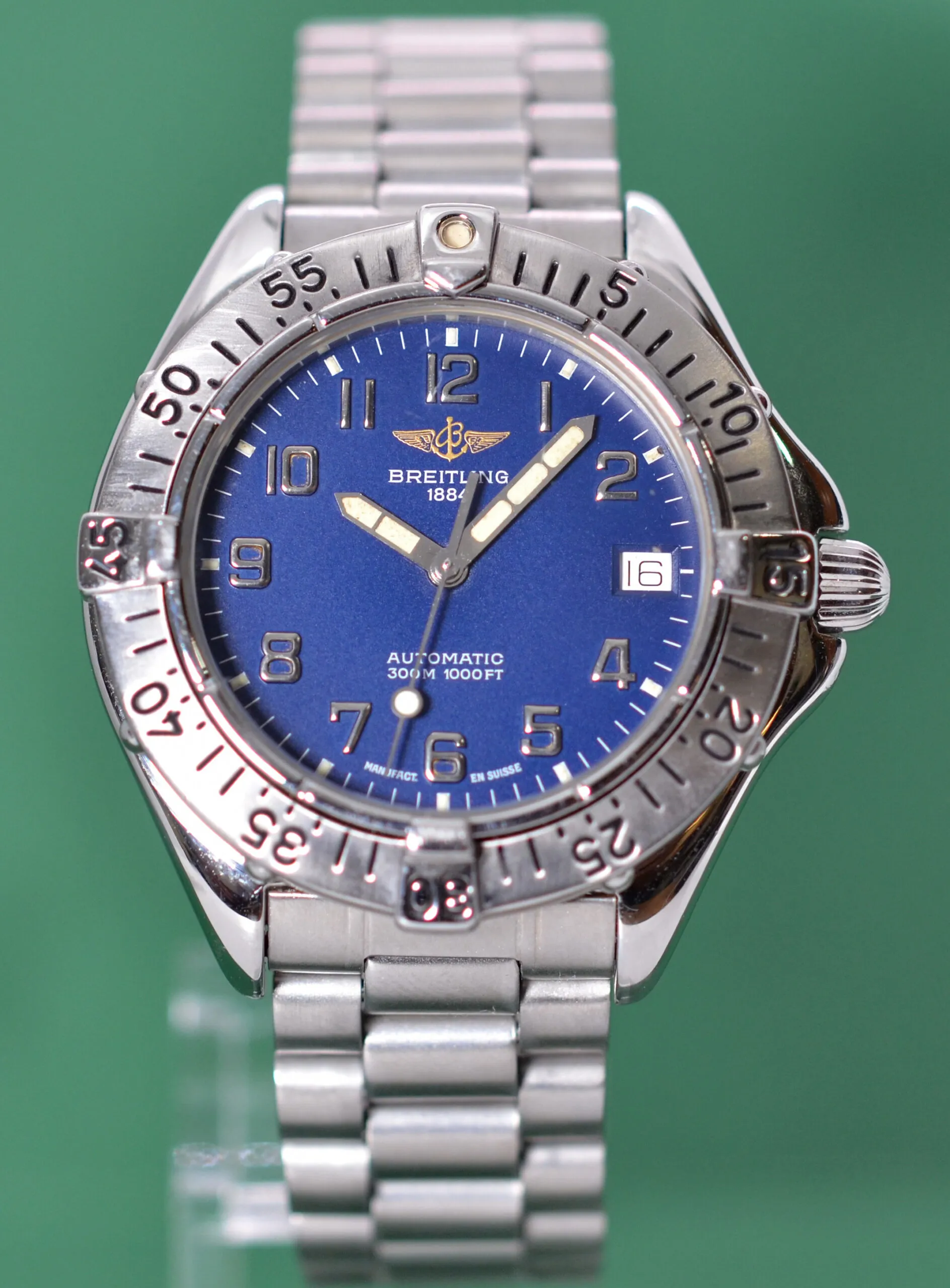 Breitling Colt A17035 38mm Stainless steel Blue