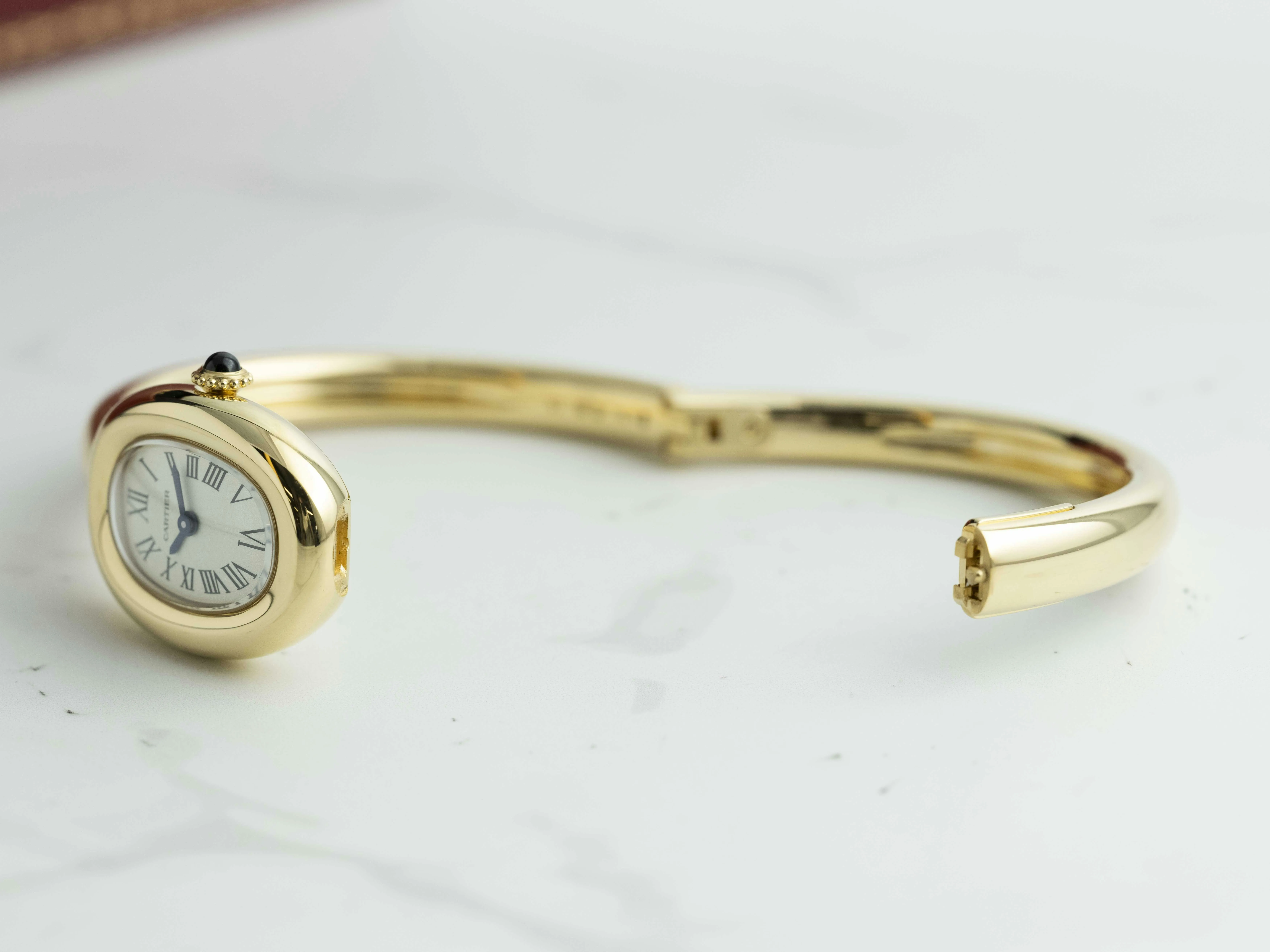 Cartier Baignoire WGBA0018 18.7mm Yellow gold White 19