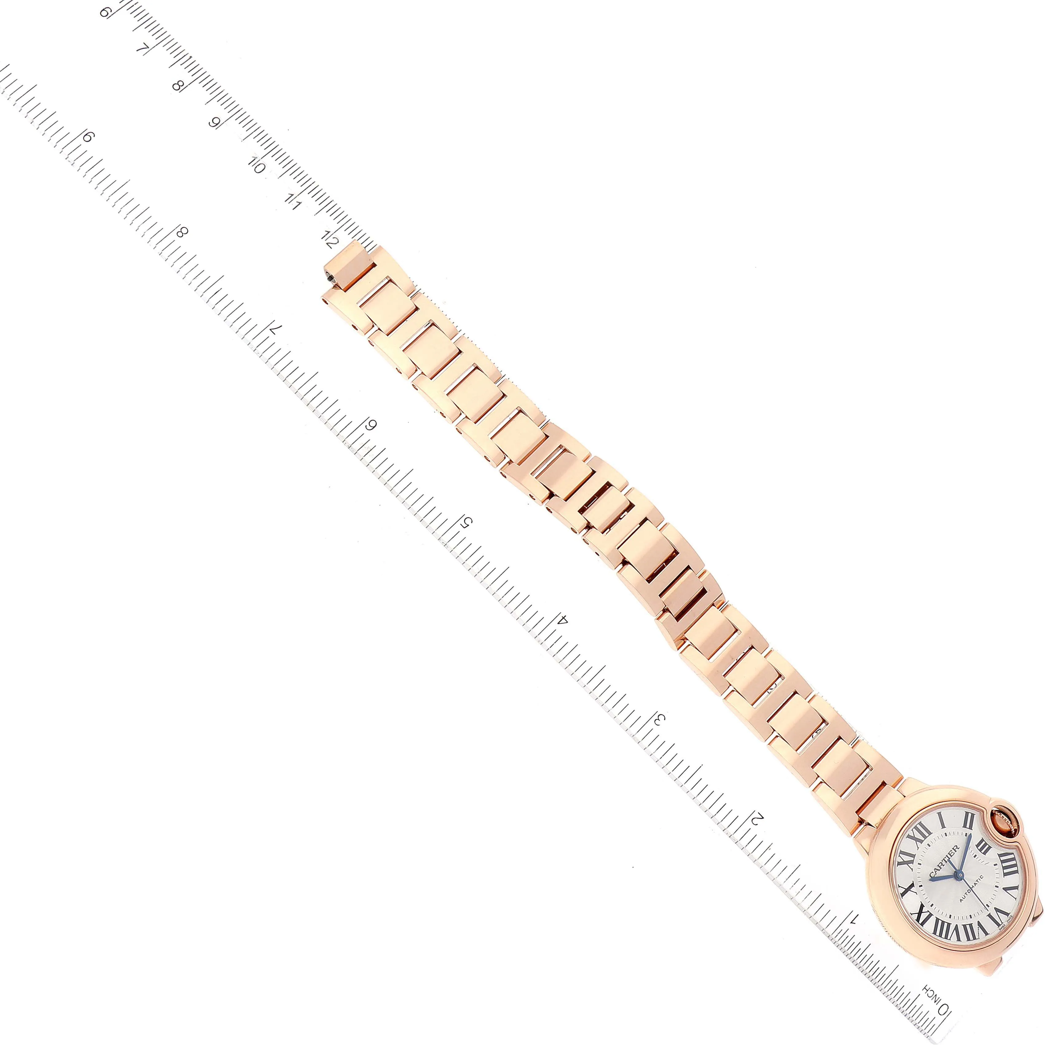 Cartier Ballon Bleu de Cartier WGBB0042 33mm Rose gold Silver 5