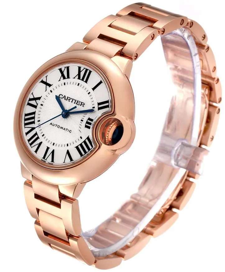 Cartier Ballon Bleu de Cartier WGBB0042 33mm Rose gold Silver 4