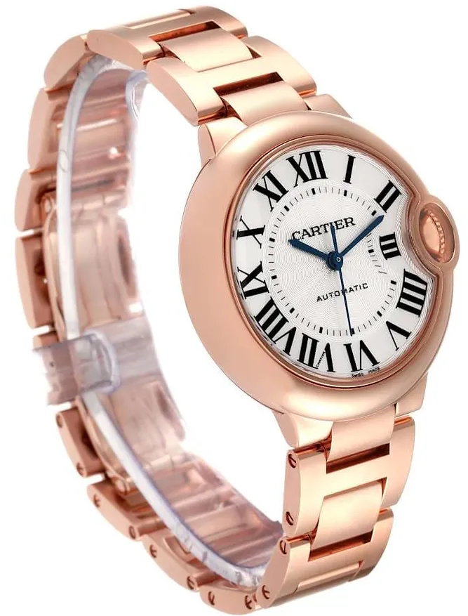 Cartier Ballon Bleu de Cartier WGBB0042 33mm Rose gold Silver 2