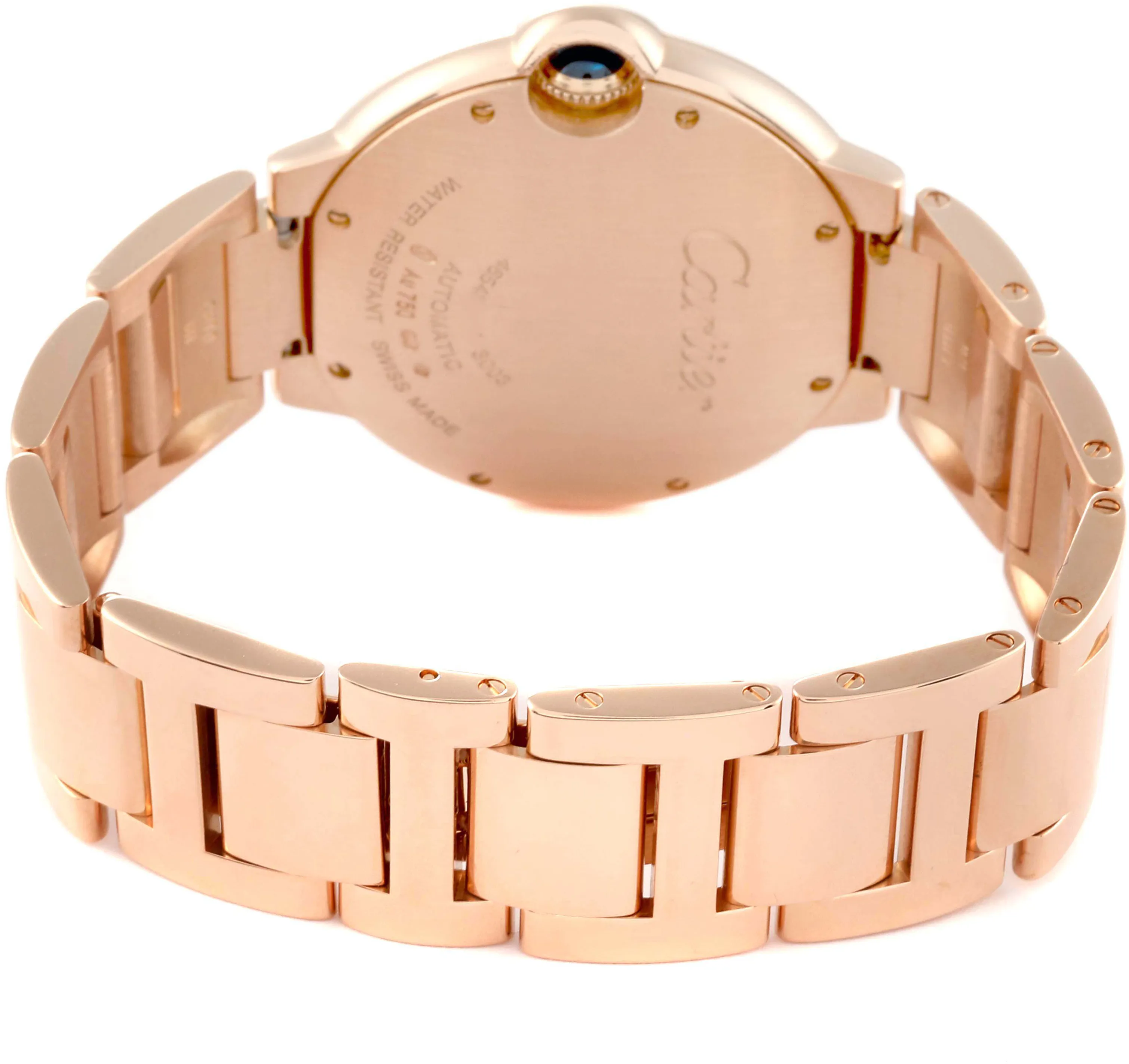 Cartier Ballon Bleu we902026 36mm Rose gold and 18k rose gold Silver 7