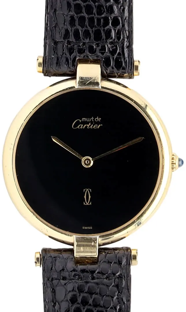 Cartier Must de Cartier Vermeil Black