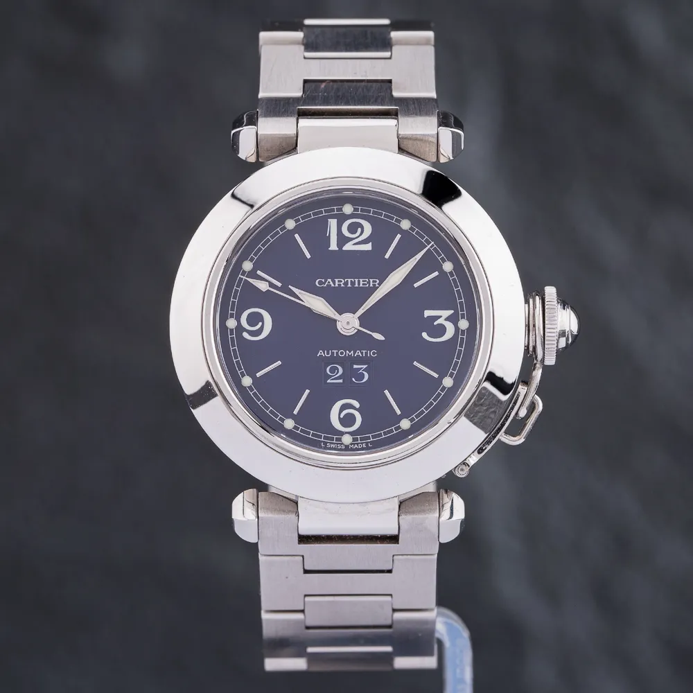 Cartier Pasha 4407047 35mm Stainless steel White