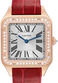 Cartier Santos Dumont WJSA0017 Rose gold Silver