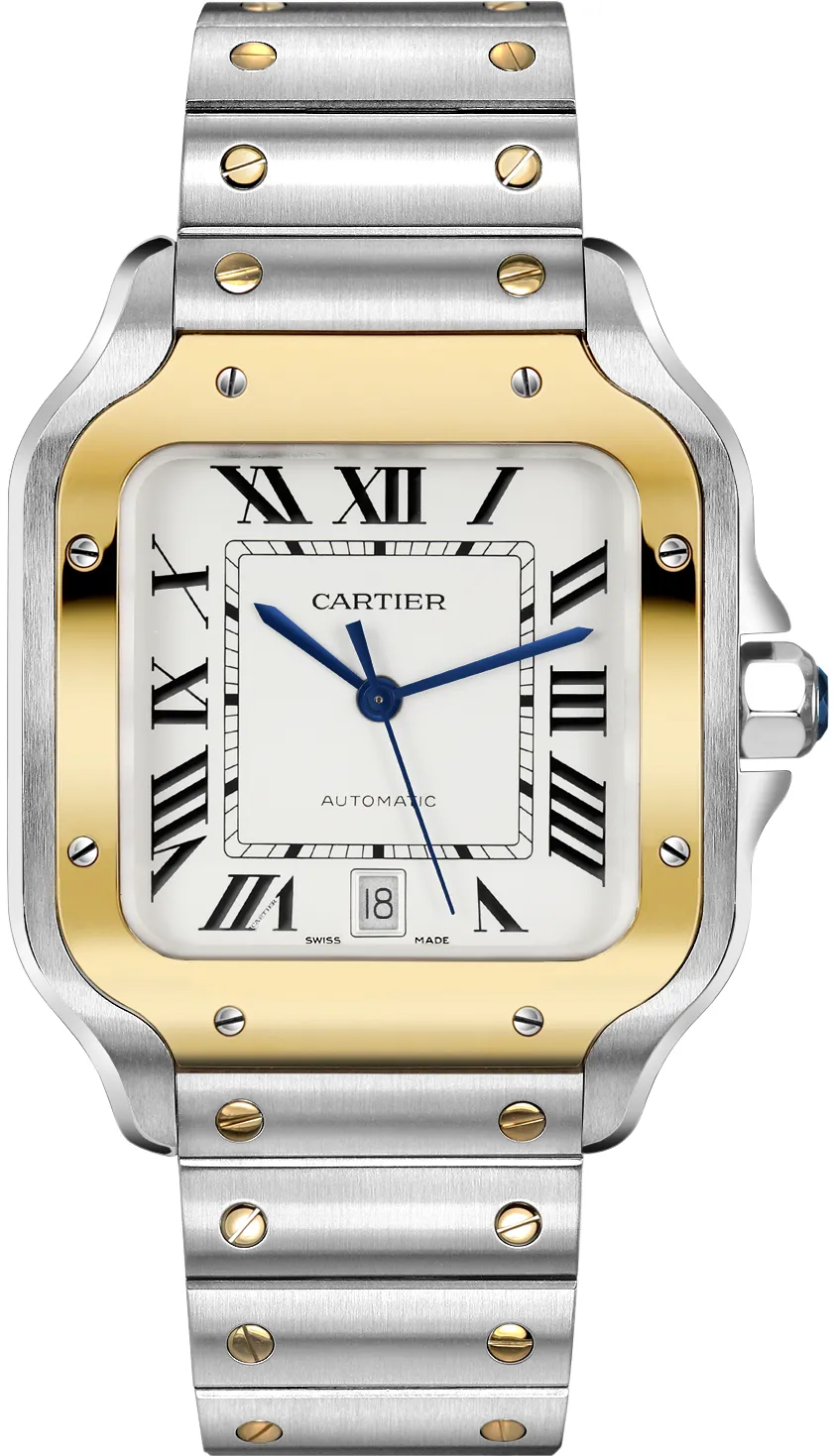 Cartier Santos W2SA0009 39mm Stainless steel Silver