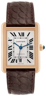 Cartier Tank W5200026 Rose gold and Stainless steel Silver