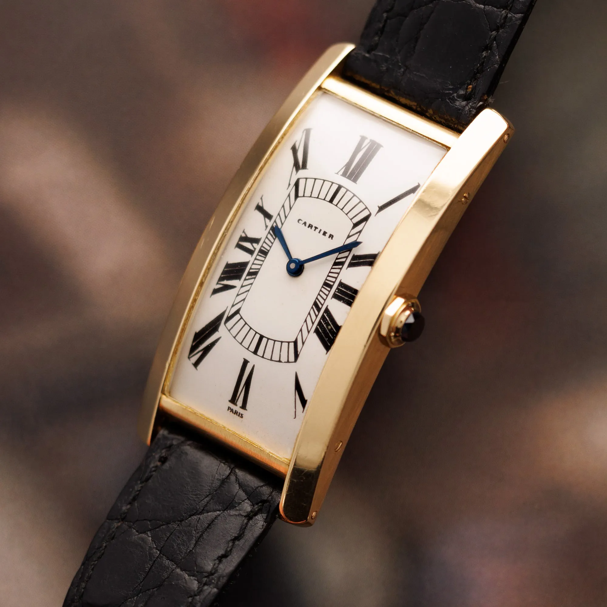 Cartier Tank 23mm  18k YG White 5