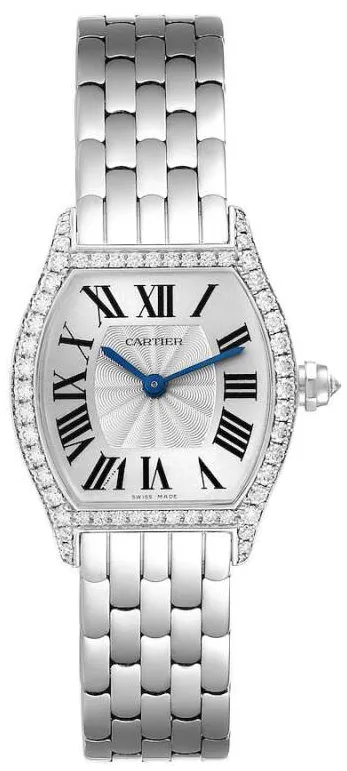 Cartier Tortue WA501011 30mm White gold Silver