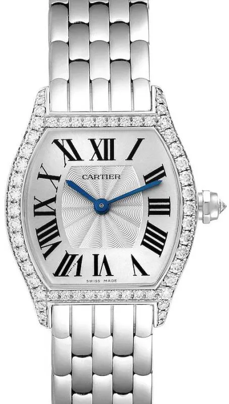 Cartier Tortue WA501011 30mm White gold Silver 1