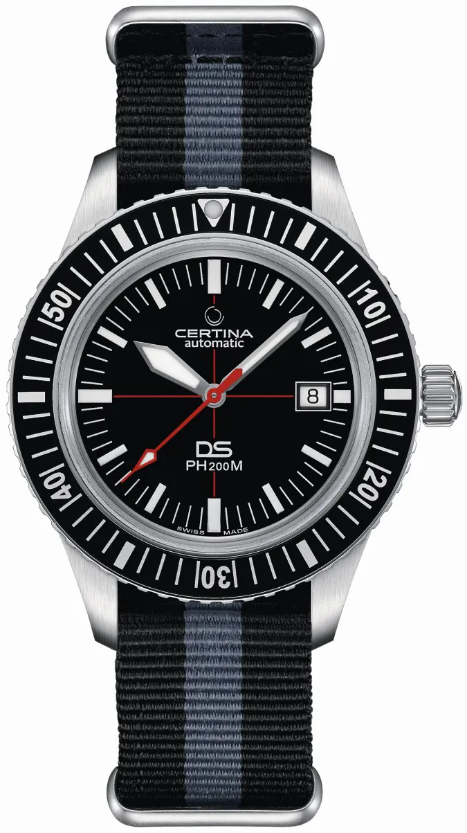 Certina Heritage Collection C036.407.16.050.00 43mm Stainless steel Black