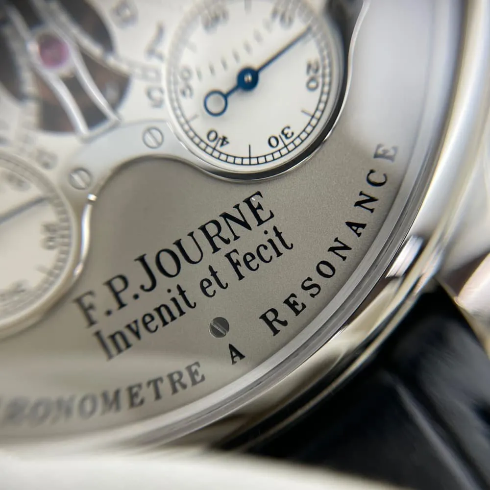 F.P. Journe Chronomètre à Résonance Chronometre a Resonance 40mm Platinum Gray 6