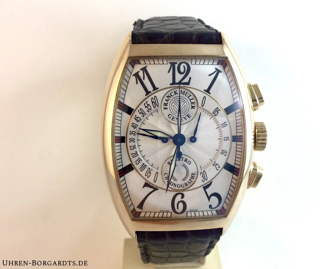 Franck Muller Curvex 7850CCB3N 34mm Yellow gold Silber