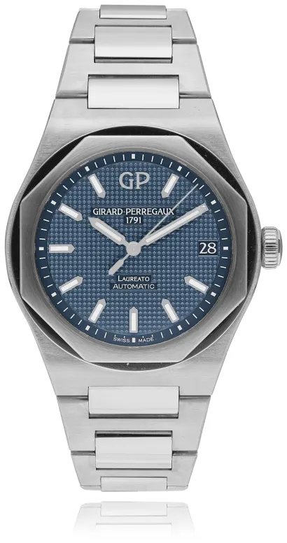 Girard-Perregaux Laureato 81010-11-431-11A 42mm Stainless steel Blue