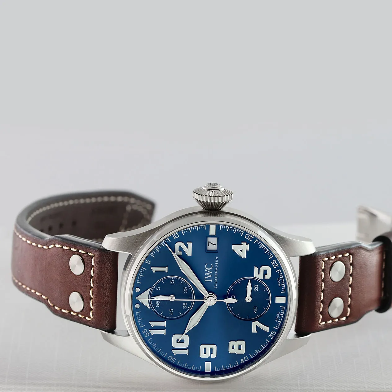 IWC Big Pilot IW515202 46mm Stainless steel Blue 4
