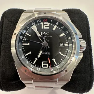 IWC Ingenieur Dual Time IW324402 Stainless steel Black