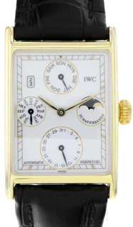 IWC Perpetual Calendar 3546 Yellow gold White