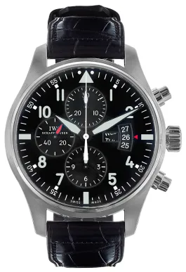 IWC Pilot IW377701 47mm Stainless steel Black