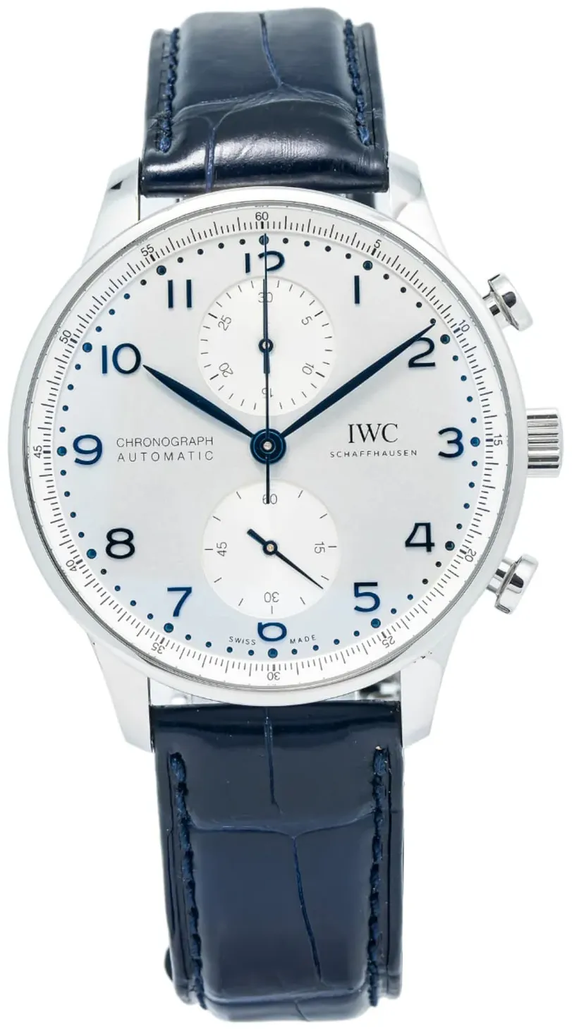IWC Portugieser Chronograph IW371605 41mm Stainless steel Silver
