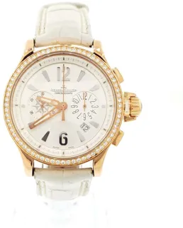 Jaeger-LeCoultre Master Compressor Chronograph Rose Gold$Diamond-set White