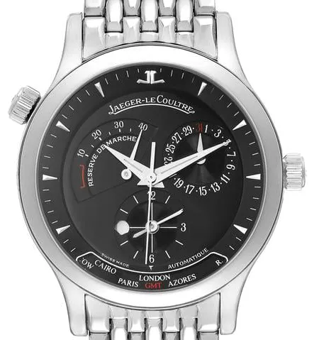 Jaeger-LeCoultre Master Geographic Q1428170 39mm Stainless steel Black