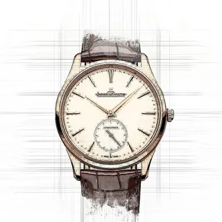 Jaeger-LeCoultre Master 1212510 Yellow gold Weiß