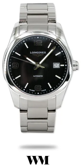 Longines Conquest L2.785.4.56.6 40mm Stainless steel Black