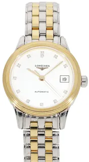 Longines Flagship L4.274.3.27.7 Stainless steel White