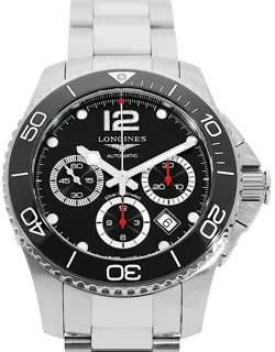 Longines HydroConquest L38834566 Edelstahl Schwarz