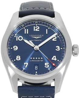 Longines Spirit L3.410.4.93.0 Stainless steel Blau