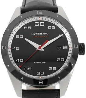 Montblanc TimeWalker 116061 41mm Edelstahl Schwarz