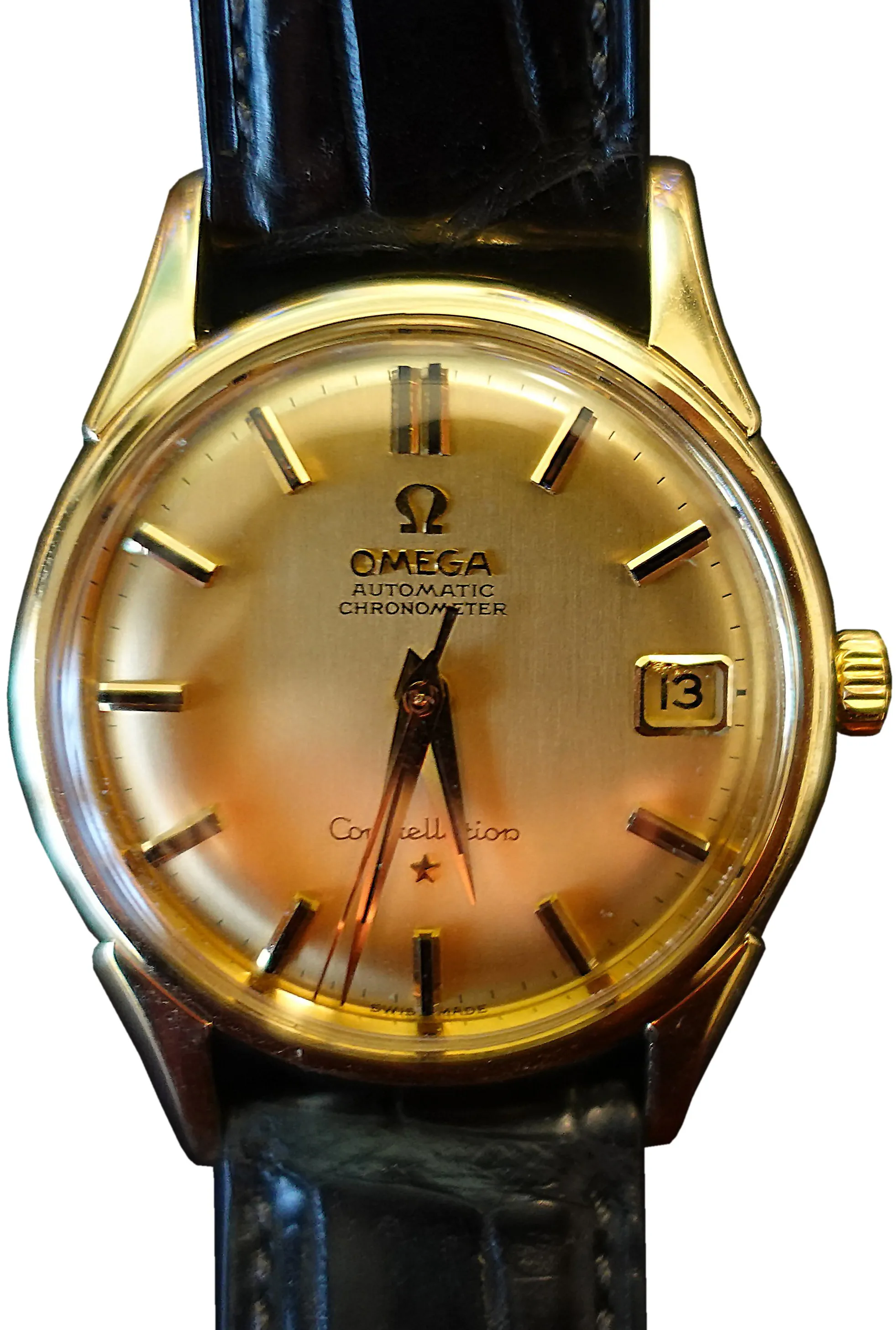 Omega Constellation 14393/4 34mm Or Gold