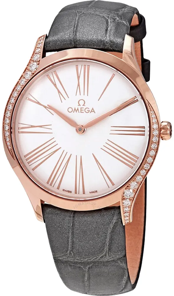 Omega De Ville 428.58.36.60.02.001 36mm Rose gold Silver