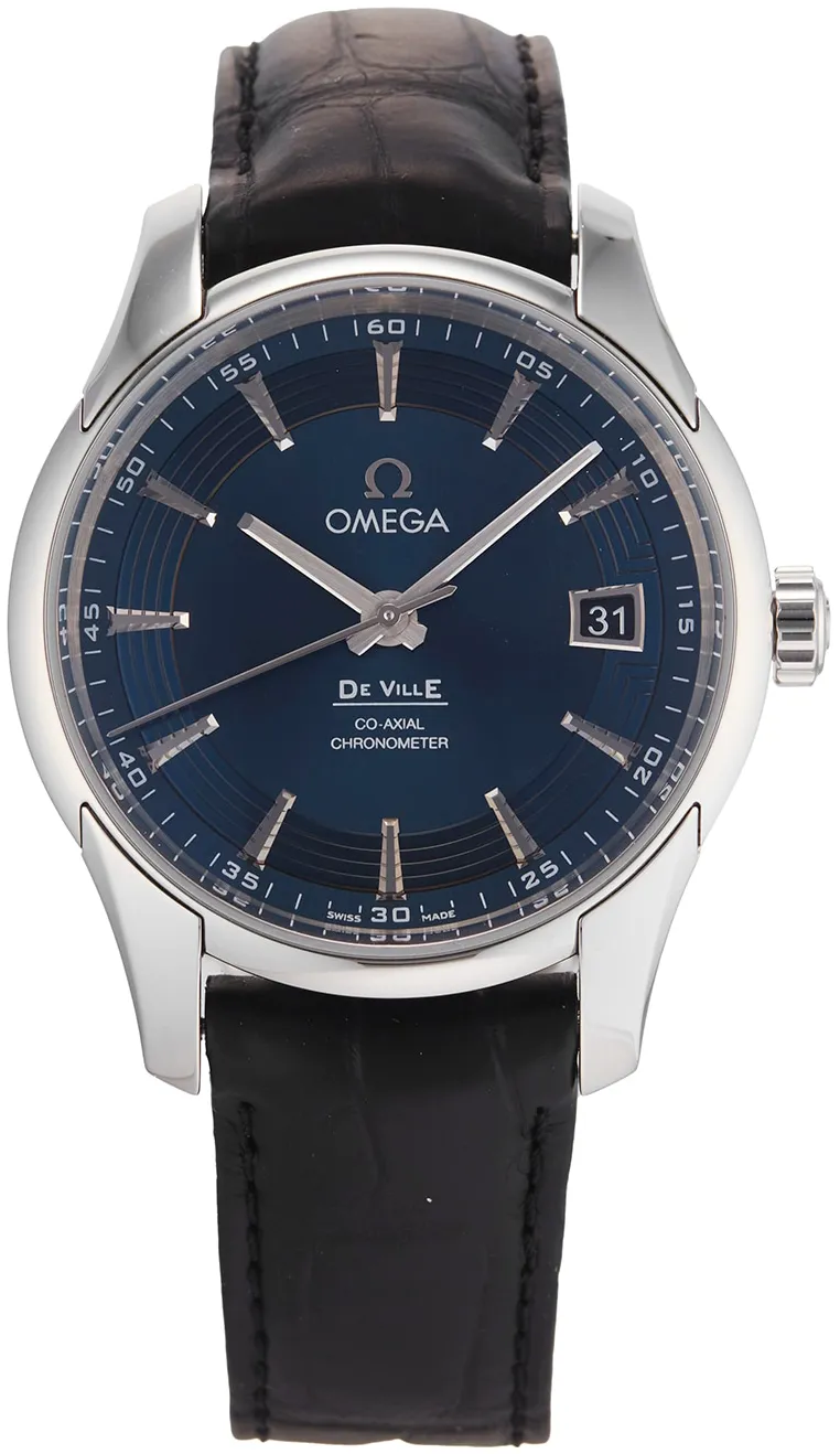 Omega De Ville Hour Vision 431.33.41.21.03.001 41mm Stainless steel Blue