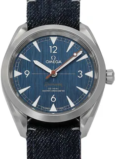 Omega Railmaster 220.12.40.20.03.001 Stainless steel Blue