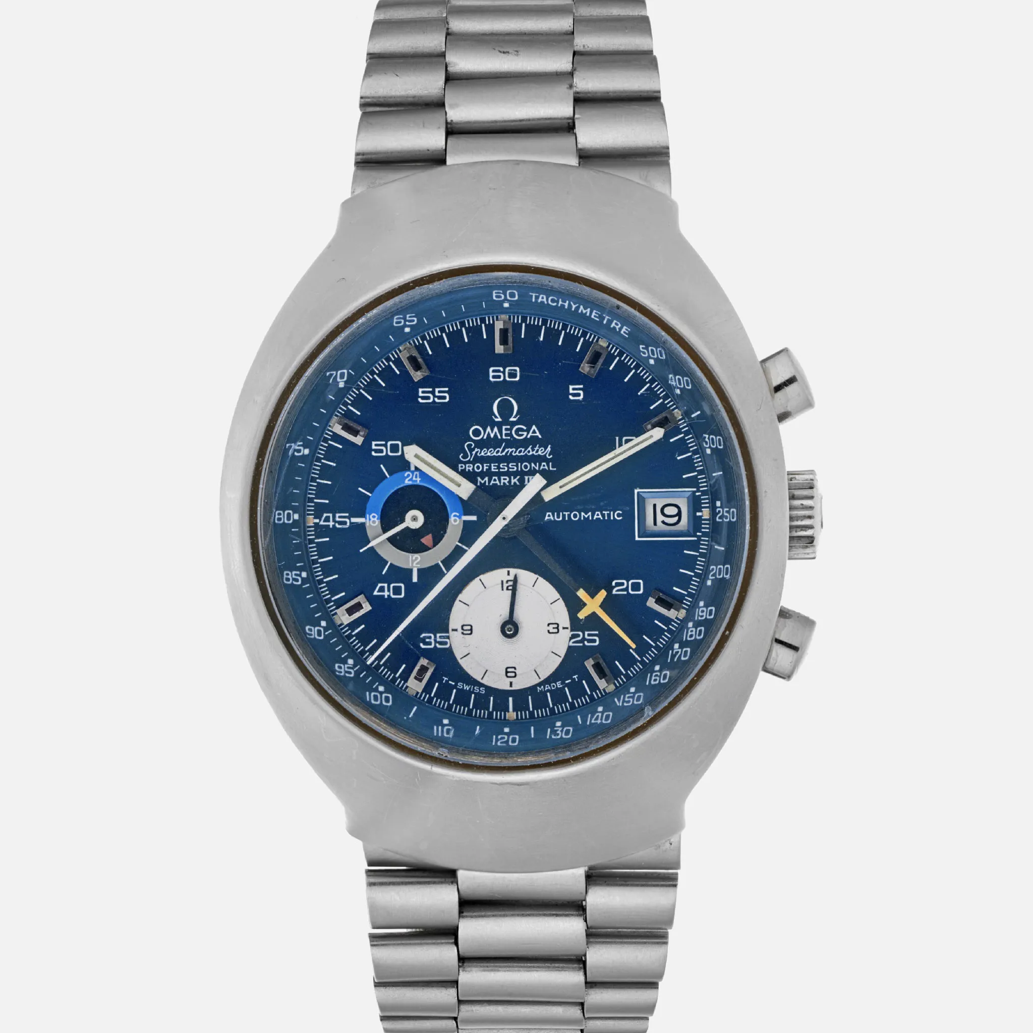 Omega Speedmaster 176.002 41mm Stainless steel Metallic blue