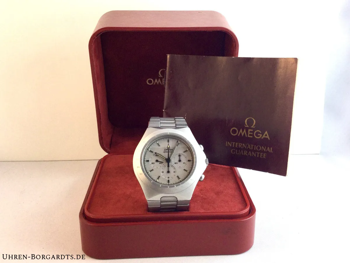 Omega Speedmaster ST 345.0803 Stahl Silber